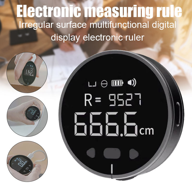 High Definition Digital LCD Distance Measuring Ruler Tape Measure  High Precision