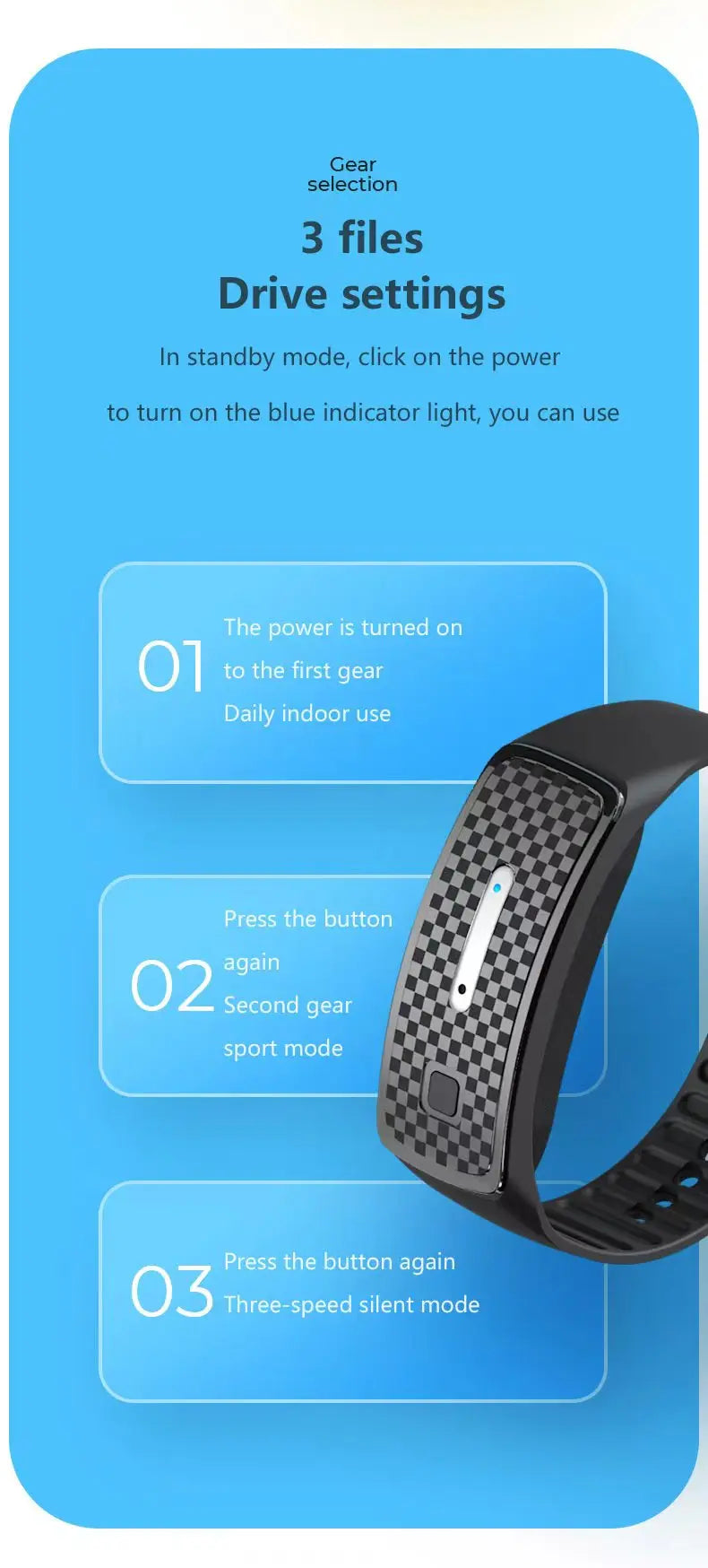 M30 Practical Ultrasonic Body Shape Wristband Smart Magnetic Lymphatic Detox