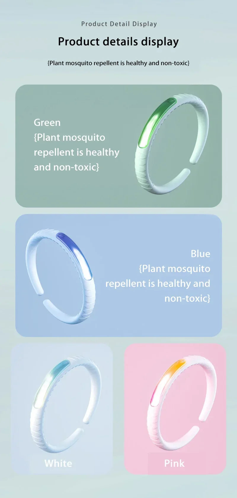 New Mosquito Repellent Bracelet Efficient Preventing Mosquito Bites For Adult Kid Outdoor From Homewise